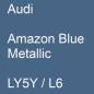 Preview: Audi, Amazon Blue Metallic, LY5Y / L6.